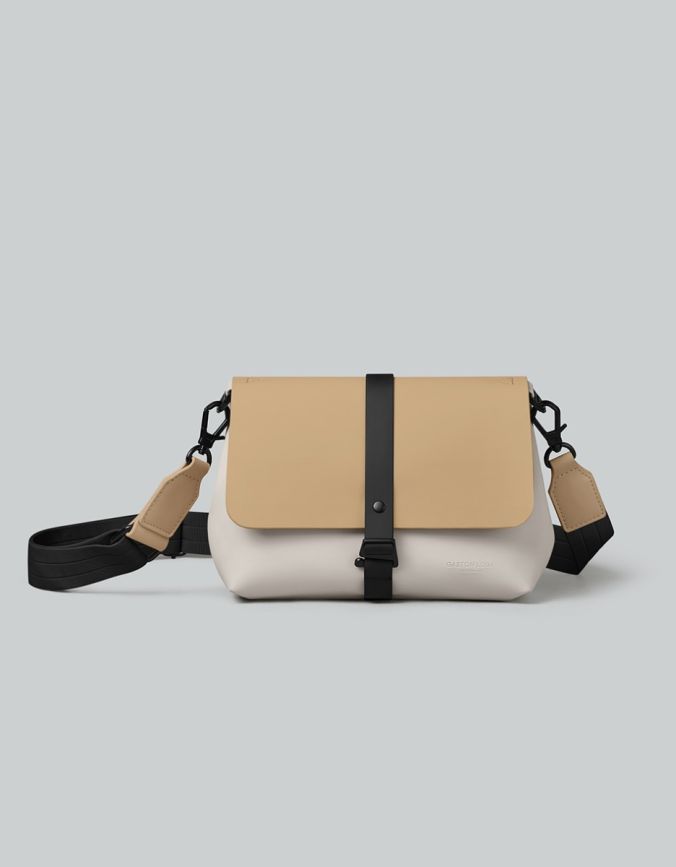 Spl&auml;sh Crossbody Bag 拿铁色&奶油白
