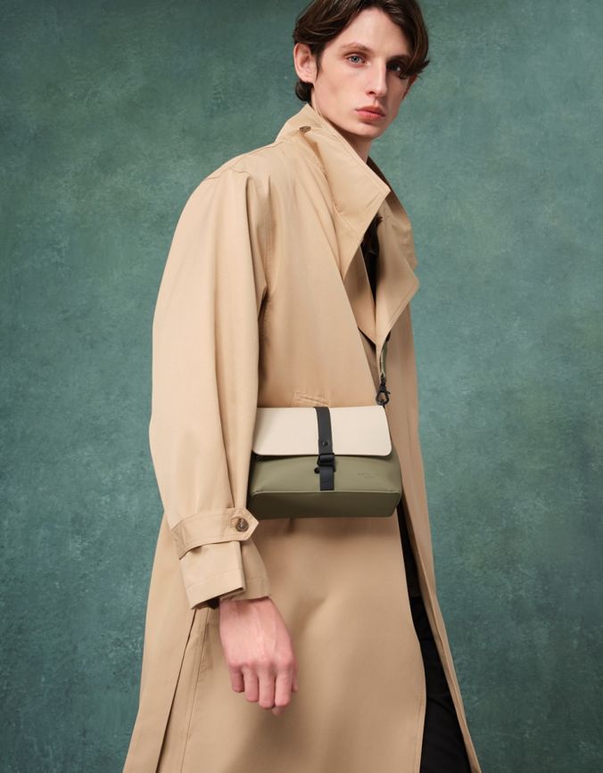Spläsh Crossbody Bag 鼠尾草绿拼色