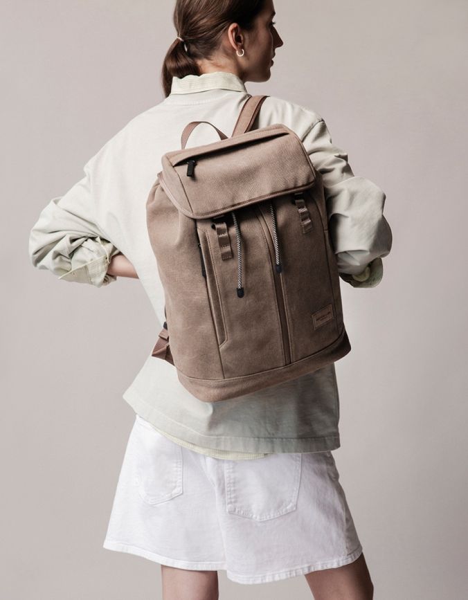 Spl&auml;sh Front-Zip Backpack 15 热褐色