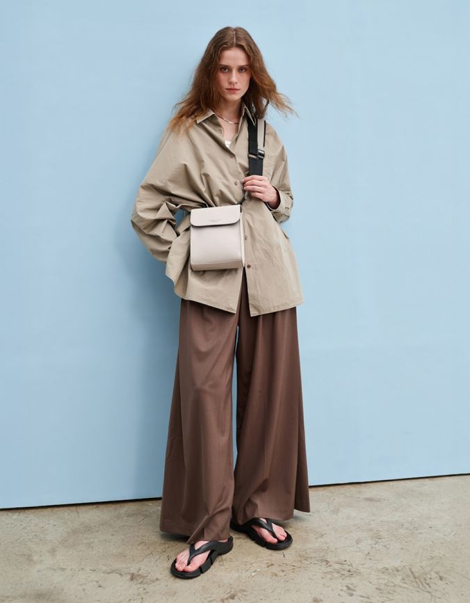 Spl&auml;sh ID Crossbody 浅灰褐