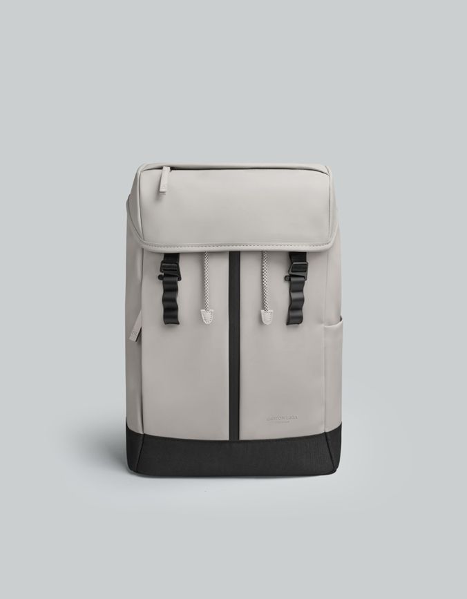 Spl&auml;sh Front-Zip Backpack 15 浅灰褐