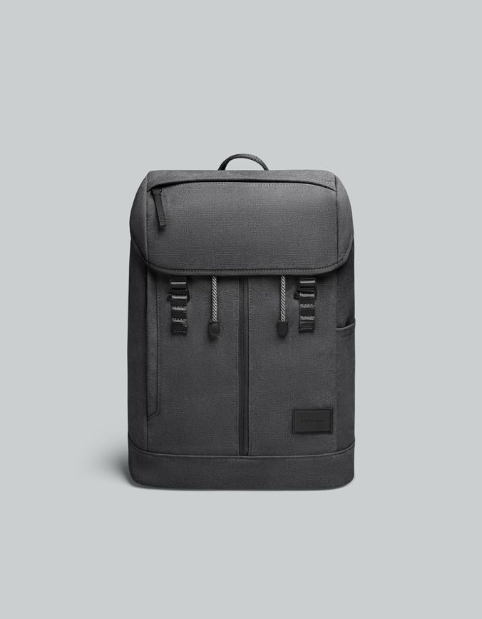 Spl&auml;sh Front-Zip Backpack 15 水洗石墨黑