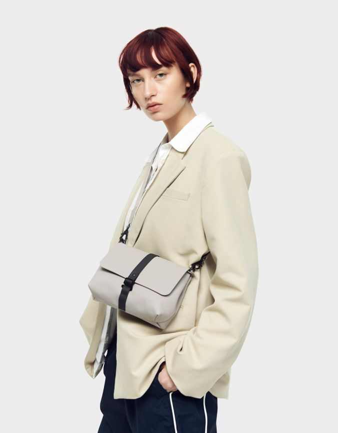 Spl&auml;sh Crossbody Bag 浅灰褐