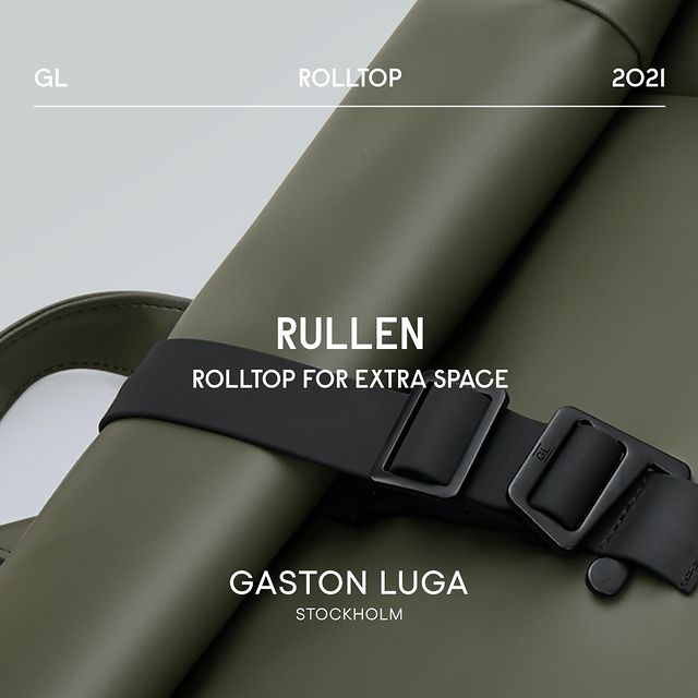 Not sure how much space you'll need for your journey? We've got you covered with Rullen's adjustable rolltop! ⁠
⁠
#GastonLuga #AnywhereWithGL #rullenoliveblack