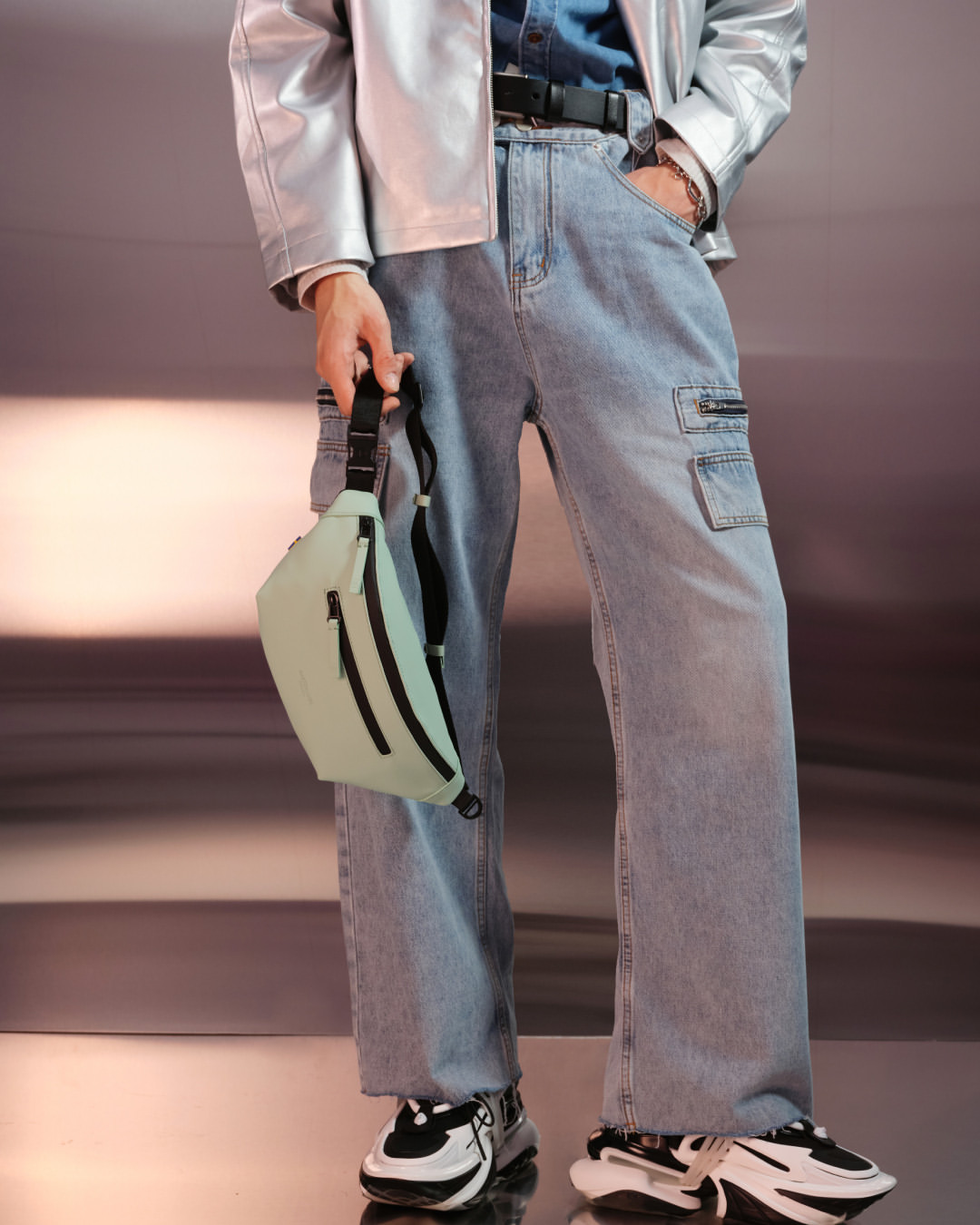 Fresh in Muted Mint&mdash;carry your essentials in style with the eco-friendly Spl&auml;sh bumbag.⁠⁠#gastonluga